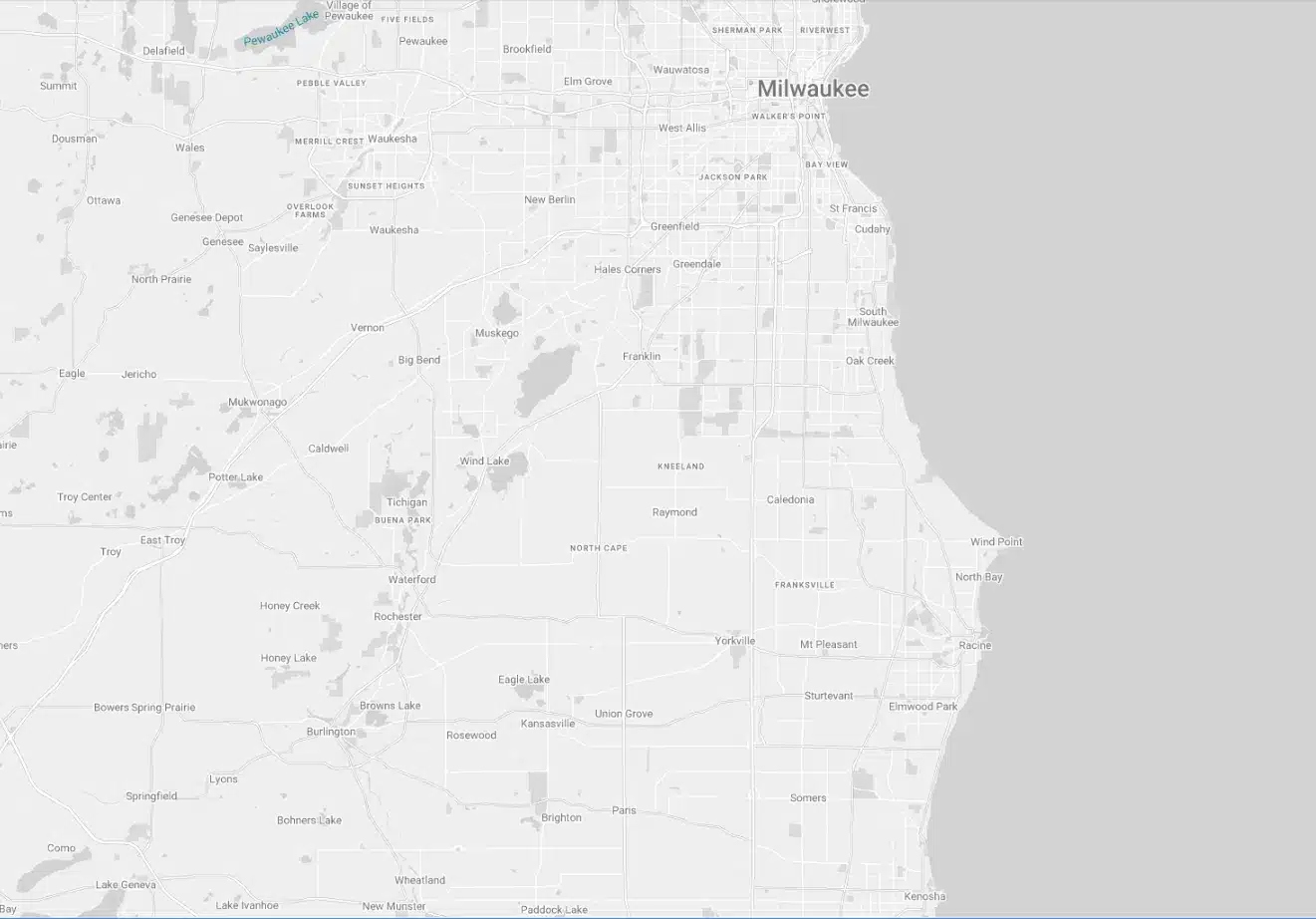 Map of Milwaukee, Wisconsin, highlighting areas served by NOW Tax Planning, with emphasis on local tax and financial services.